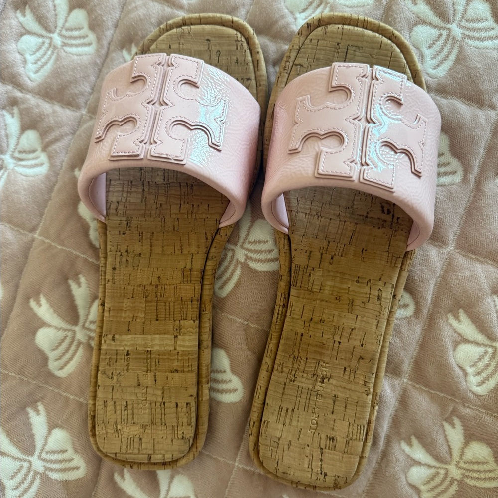 Tory Burch Pink Slide Sandals